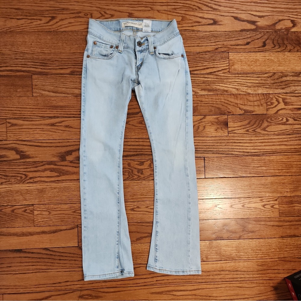 Vintage Levi's 527 Tough Boot cut Low Rise Jeans Women's Size 1M JR (Fits 26x31)